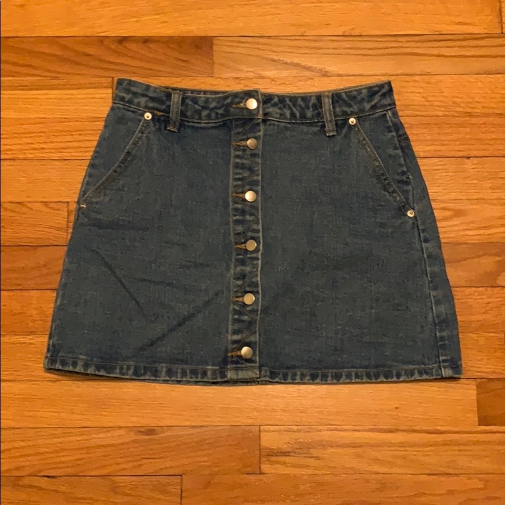 Denim Mini Skirt